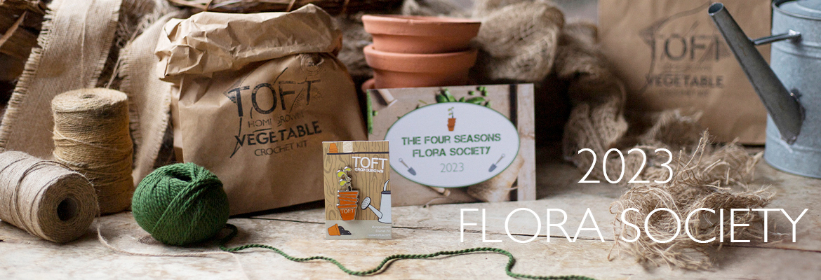 Flora Society TOFT crochet vegetable subscription
